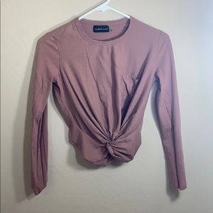 Mauve colored long sleeve